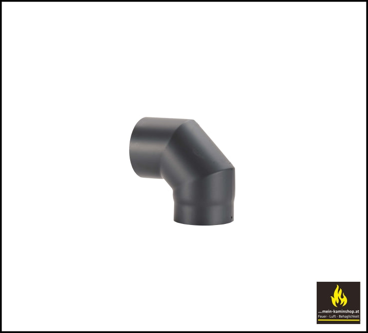 Schwarzblech Bogen 90 Grad 150 mm