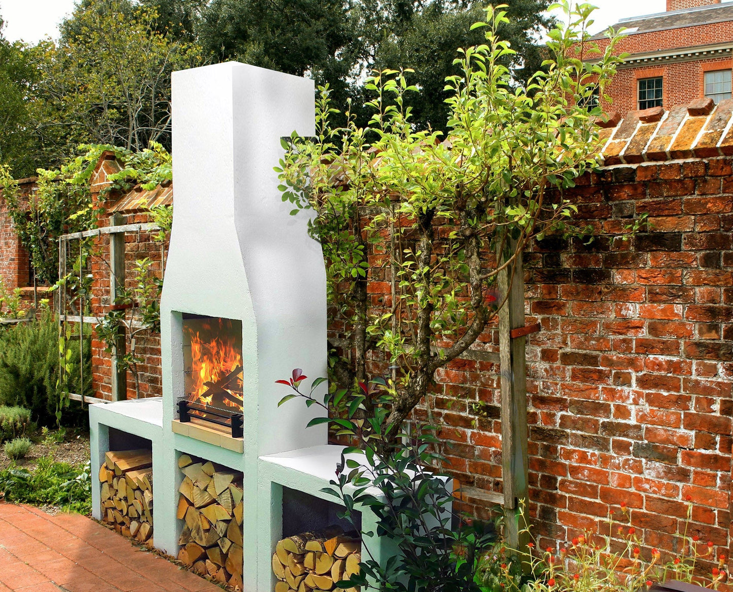 Schiedel Garden Fireplace 500 zusätzlicher Kaminstein