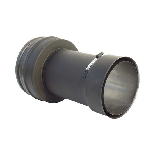 Edelstahlkamin Permeter Anschlussübergang mit Doppelwandfutter Schiedel