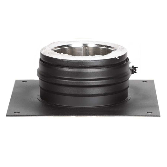 Edelstahlkamin Permeter Grundplatte Bodenmontage Schiedel