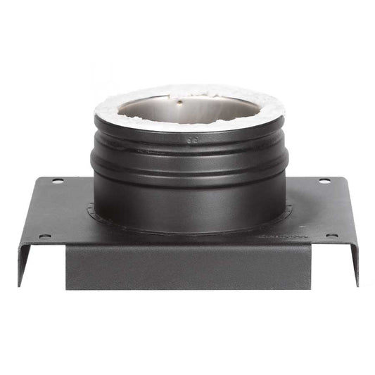 Edelstahlkamin Permeter Grundplatte Wandmontage Schiedel