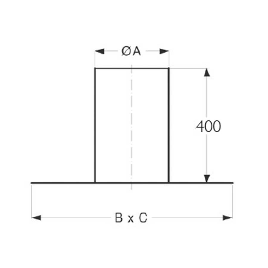 Edelstahlkamin Permeter Dachdurchführung 0 Schiedel