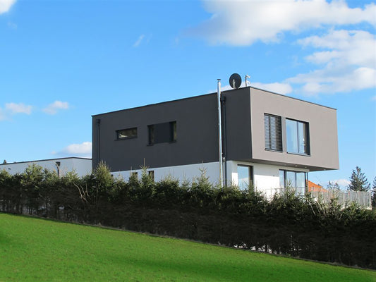 Edelstahlkamin-Paket DW-Complete | Gesamthöhe 5,2 m | zur Bodenmontage
