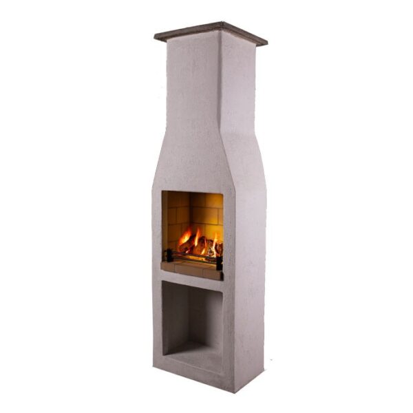 Schiedel Garden Fireplace 500 zusätzliches Holzlager